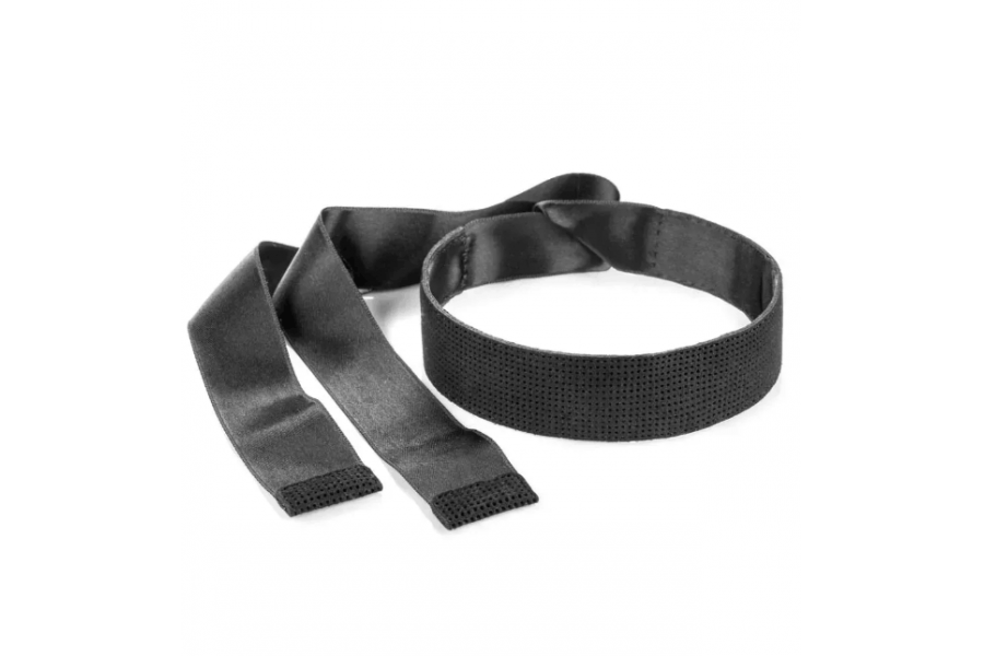 Заготовка для вишивки зі штучної шкіри «Чокер» (3х30 см) FLBE(BB)-088 Чорний