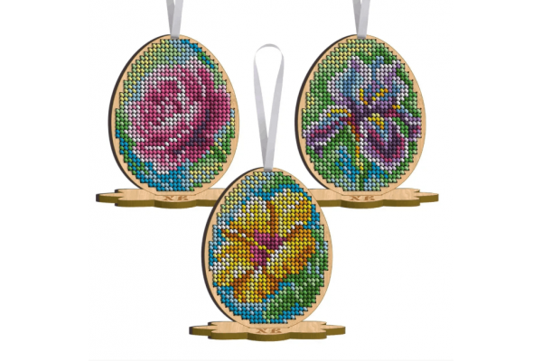 Набір заготовок для вишивання бісером "Великодні міні-іграшки" НІП_402
