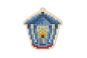 Заготовка для вишивки ялинкової іграшки "Ліхтар" ІДН_міні_012