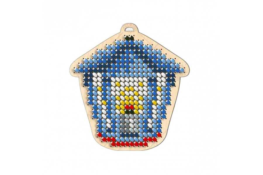 Заготовка для вишивки ялинкової іграшки "Ліхтар" ІДН_міні_012