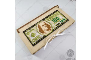 Заготовка для вишивки бісером коробки-конверту КДГ_009