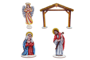 Набір заготовок для вишивки бісером "Різдво Христове" Вертеп_100