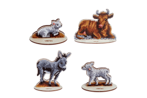 Набір заготовок для вишивки бісером "Різдво Христове" Вертеп_100