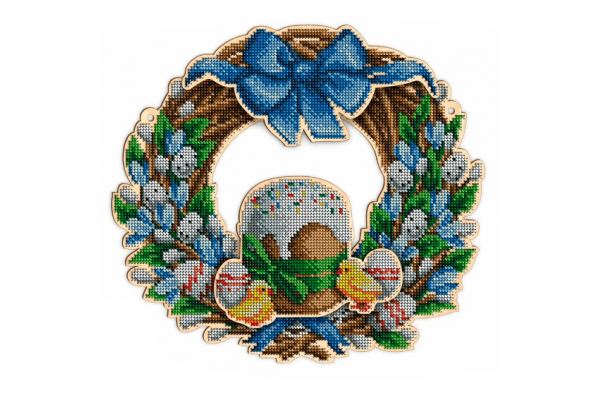 Заготовка для вишивки бісером "Великдень" Віночок 108
