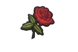 Термоклейова аплікація (нашивка) "Троянда", 70*55 мм