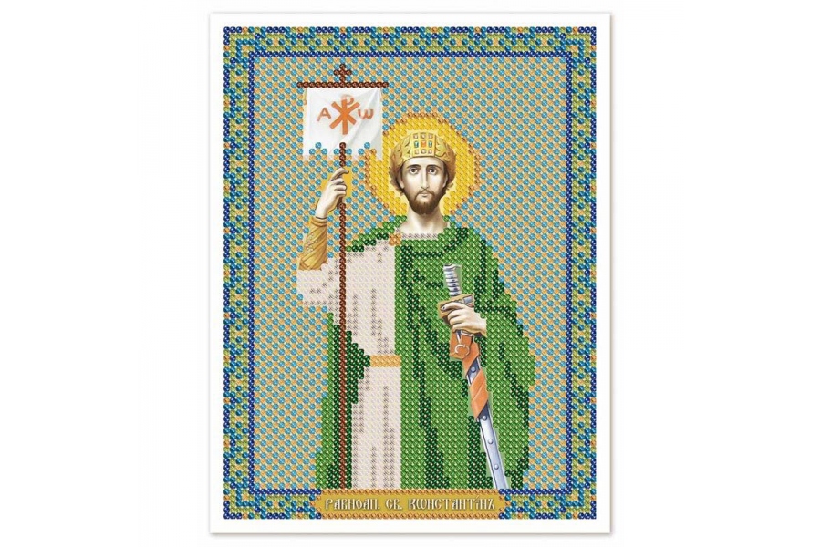 Схема для вишивки ікони бісером "Св. Рівноап. Цар Костянтин"