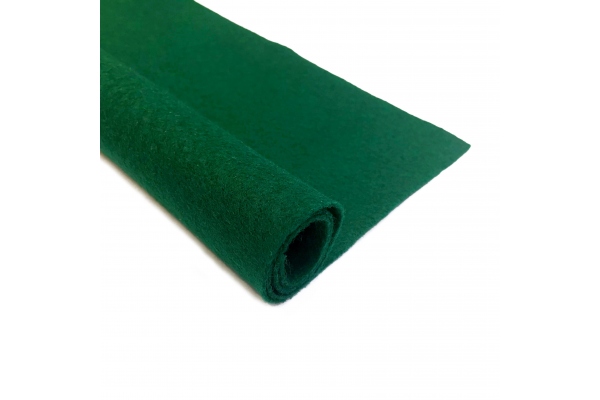 Фетр смарагдовий (зелений), 1.3 мм 20*30 см 