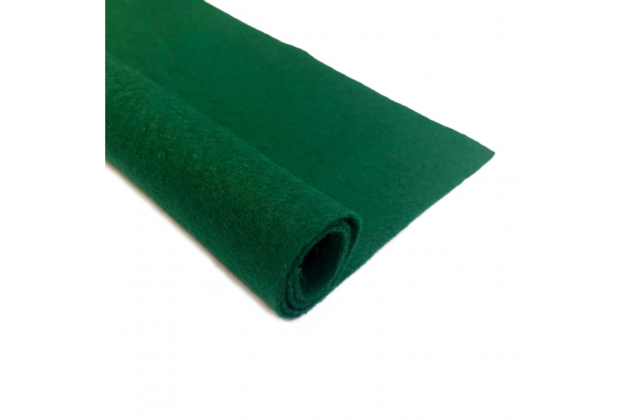 Фетр смарагдовий (зелений), 1.3 мм 20*30 см 